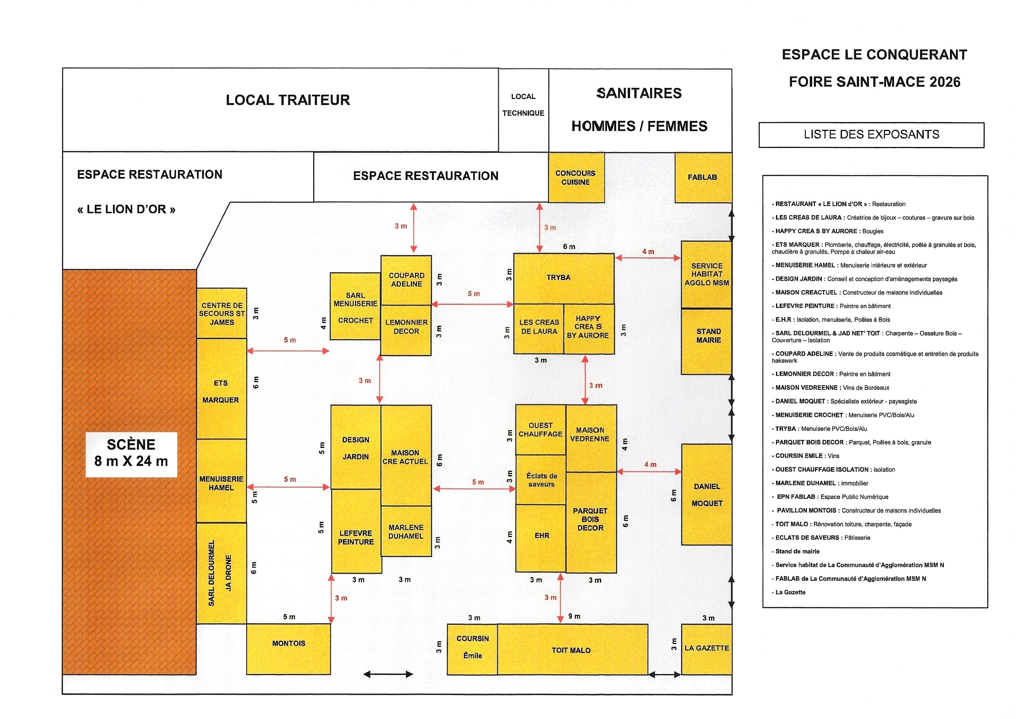 Plan ELC Foire St Macé St-James 2026