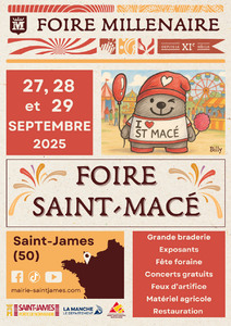 Affiche Foire St James 2025