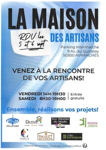 Affiche rencontre artisans sept 2025
