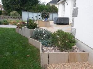 Bacs en palis de grès - Pleumeleuc