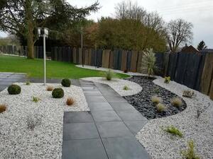 Clôture palis ardoise