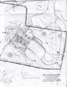 Esquisse à partir du plan de masse à Cuves (50)